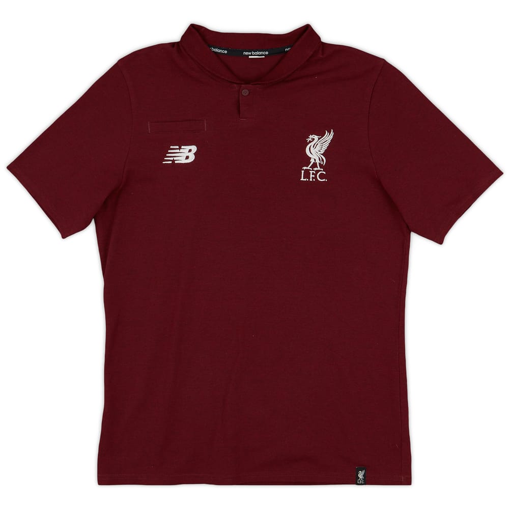 2018-19 Liverpool New Balance Polo Shirt - 10/10 - (S)