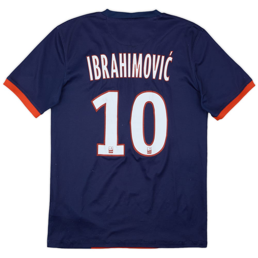 2013-14 Paris Saint-Germain Home Shirt Ibrahimovic #10 - 6/10 - (S)