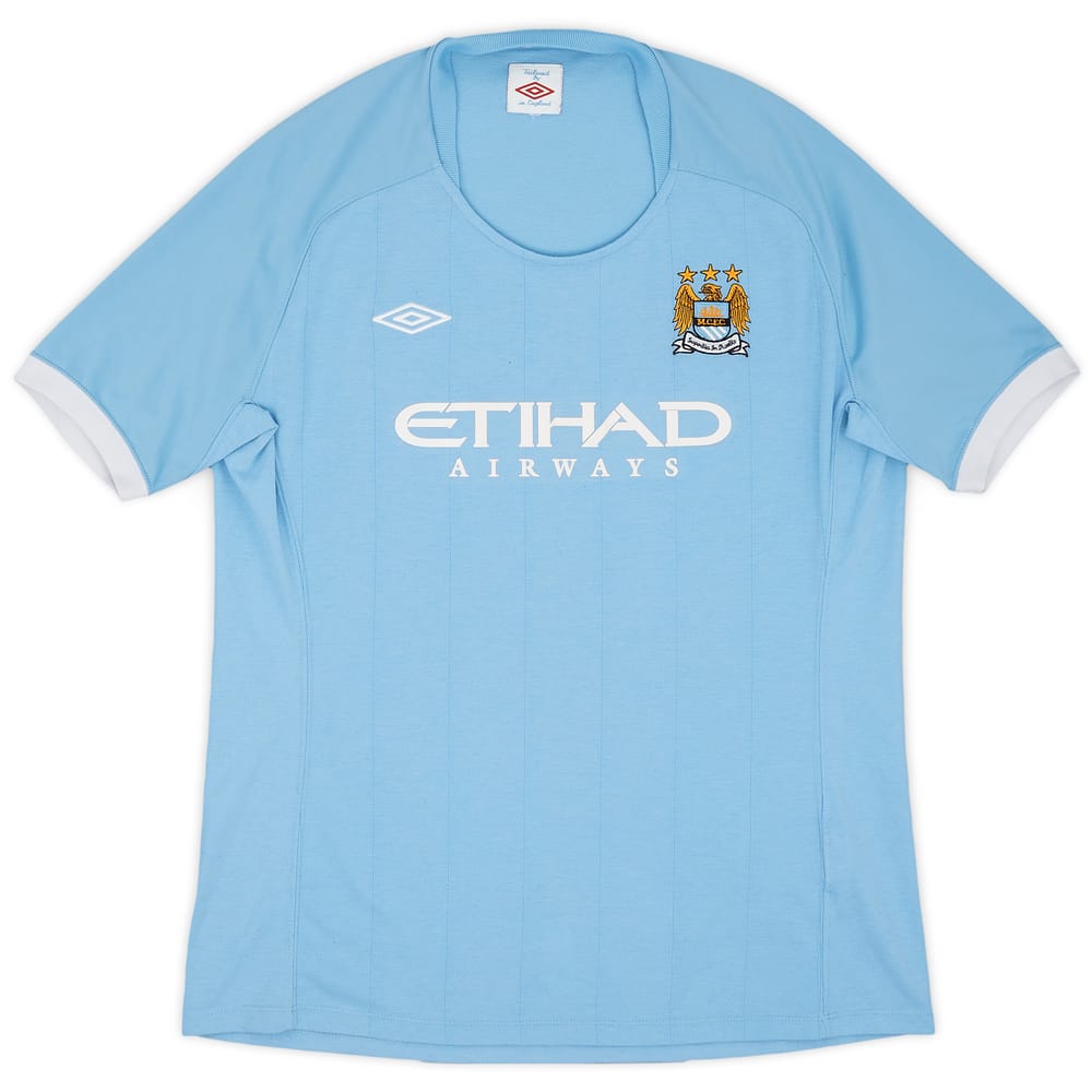 2010-11 Manchester City Home Shirt - 8/10 - (Women's L)