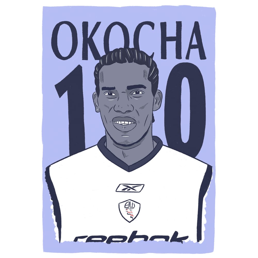 2001-03 Bolton Okocha #10 Premier League Icons Poster/Print