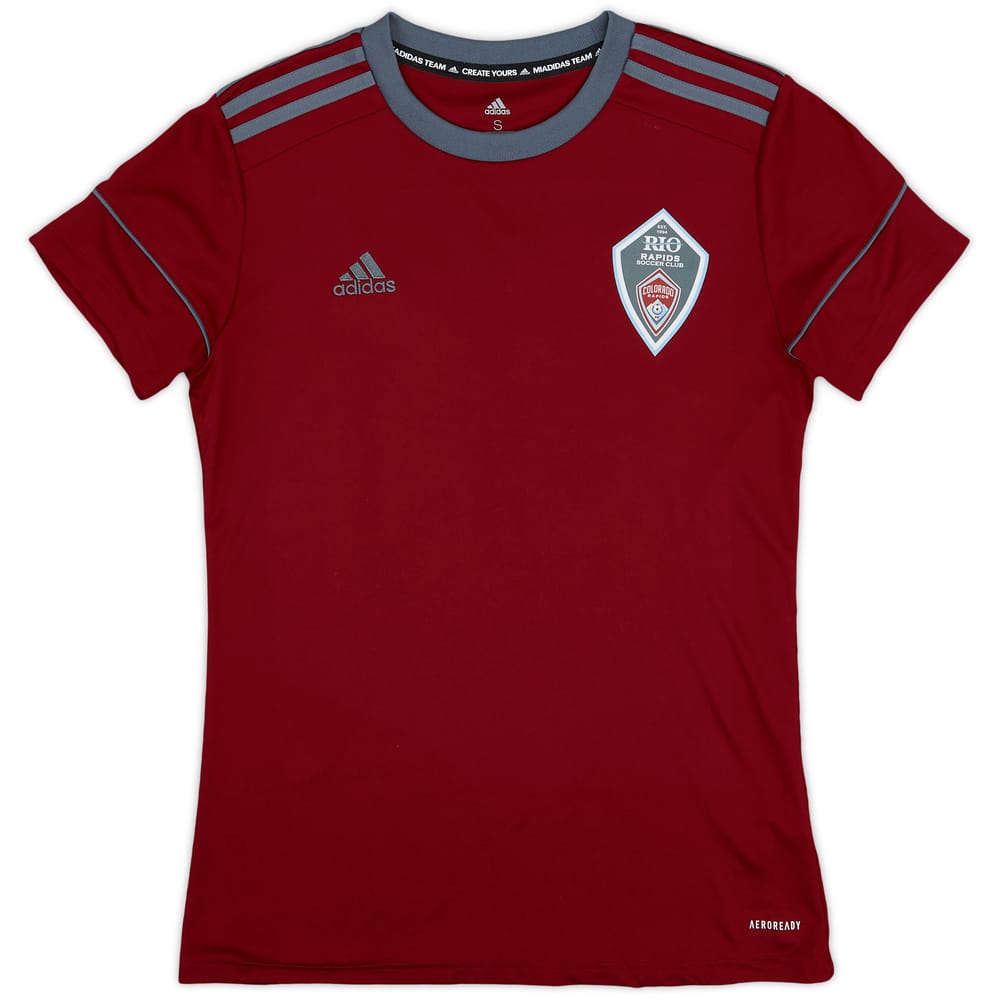 2021 Colorado Rapids Women's Youth Home Shirt #51 - 9/10 - (Women's S)