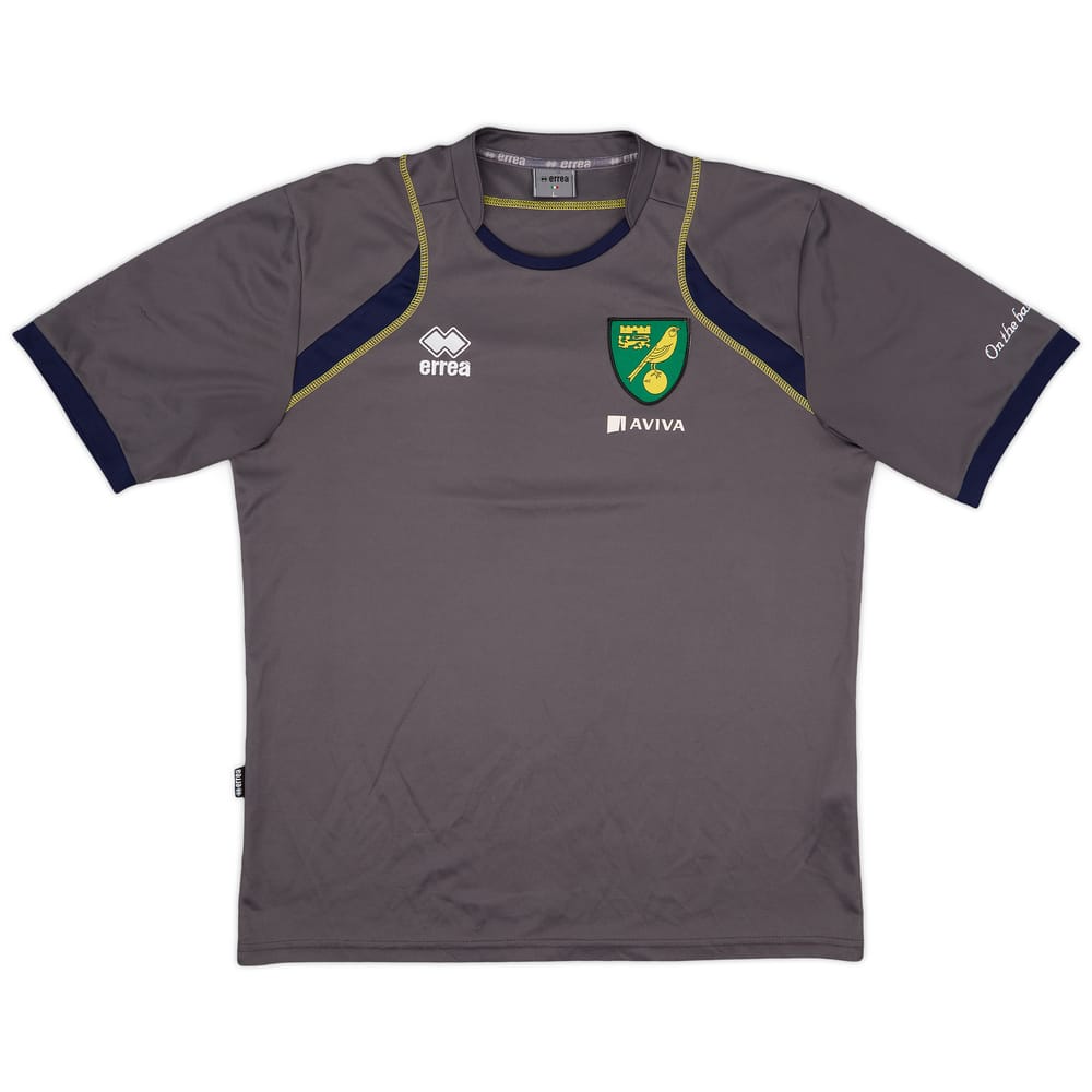 2011-12 Norwich Errea Training Shirt - 8/10 - (L)