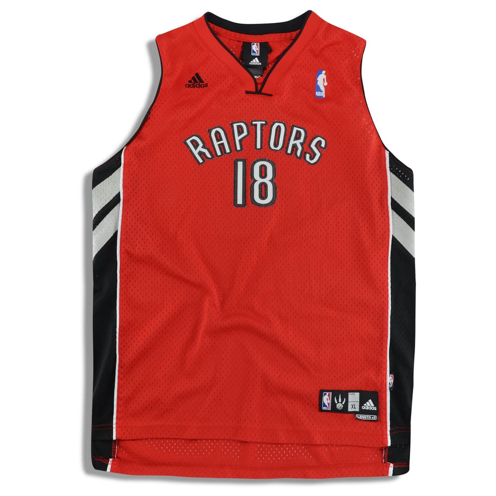 2006-09 Toronto Raptors Parker #18 adidas Swingman Jersey (Away) Y