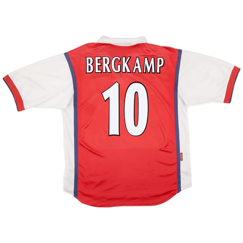 1998-99 Arsenal Home Shirt Bergkamp #10 - 4/10 - (L)