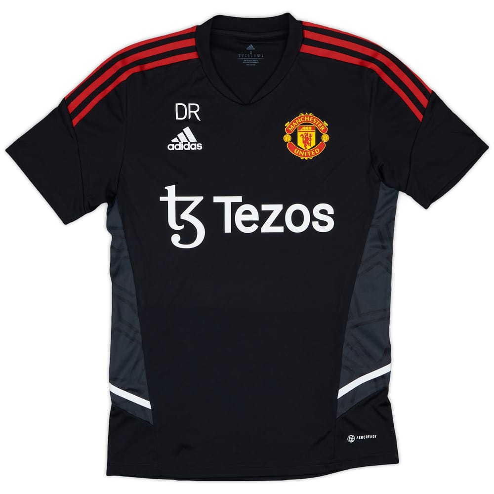 2022-23 Manchester United Staff Issue adidas Training Shirt DR - 9/10 - (S)