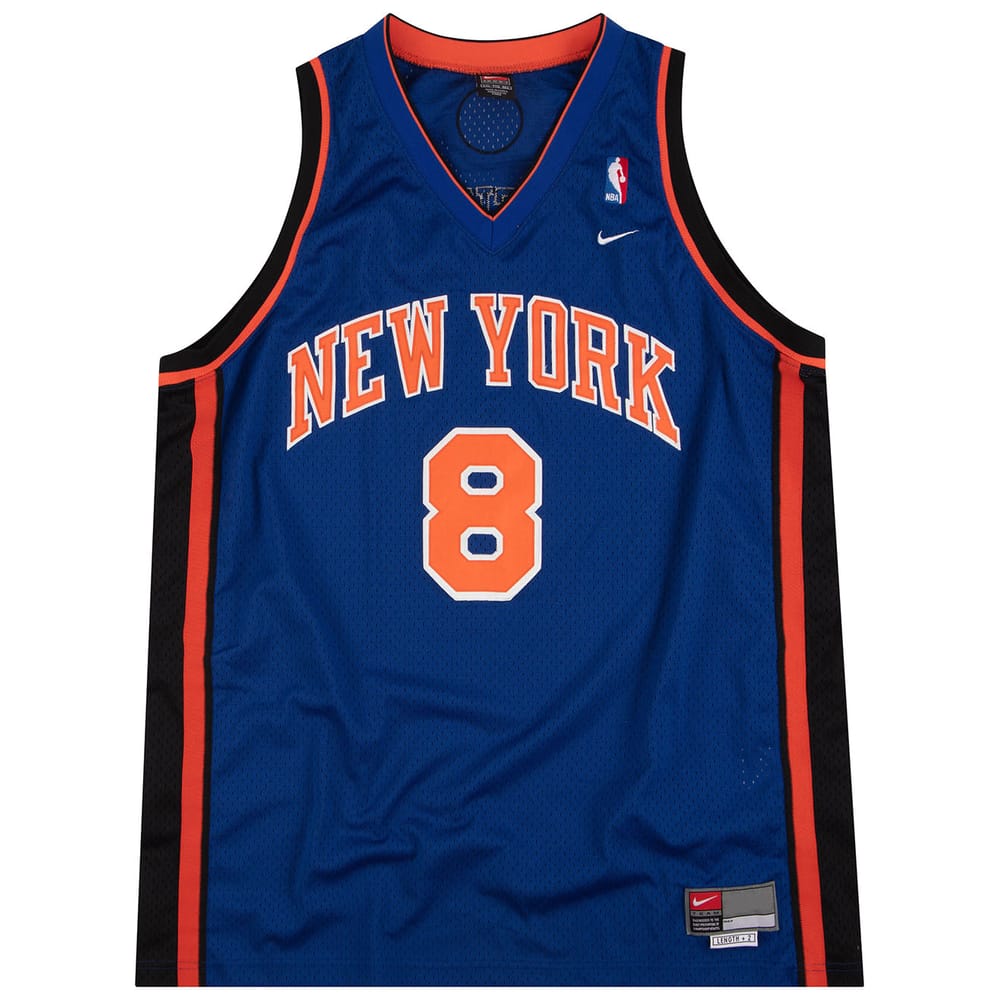 2000-01 New York Knicks Sprewell #8 Nike Swingman Jersey (Away) XXL