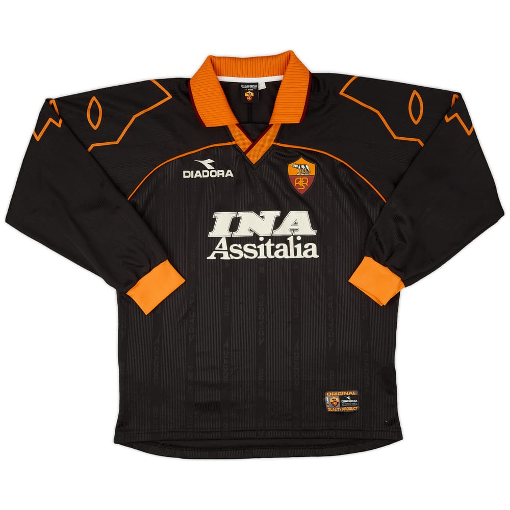 1999-00 Roma Third L/S Shirt - 7/10 - (L)