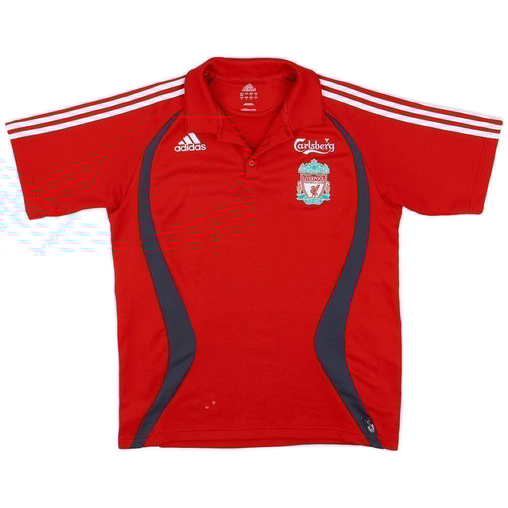 2006-07 Liverpool adidas Polo Shirt - 8/10 - (L)