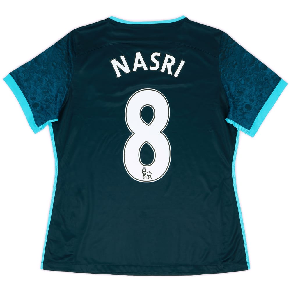 2015-16 Manchester City Away Shirt Nasri #8 (Women's XL)