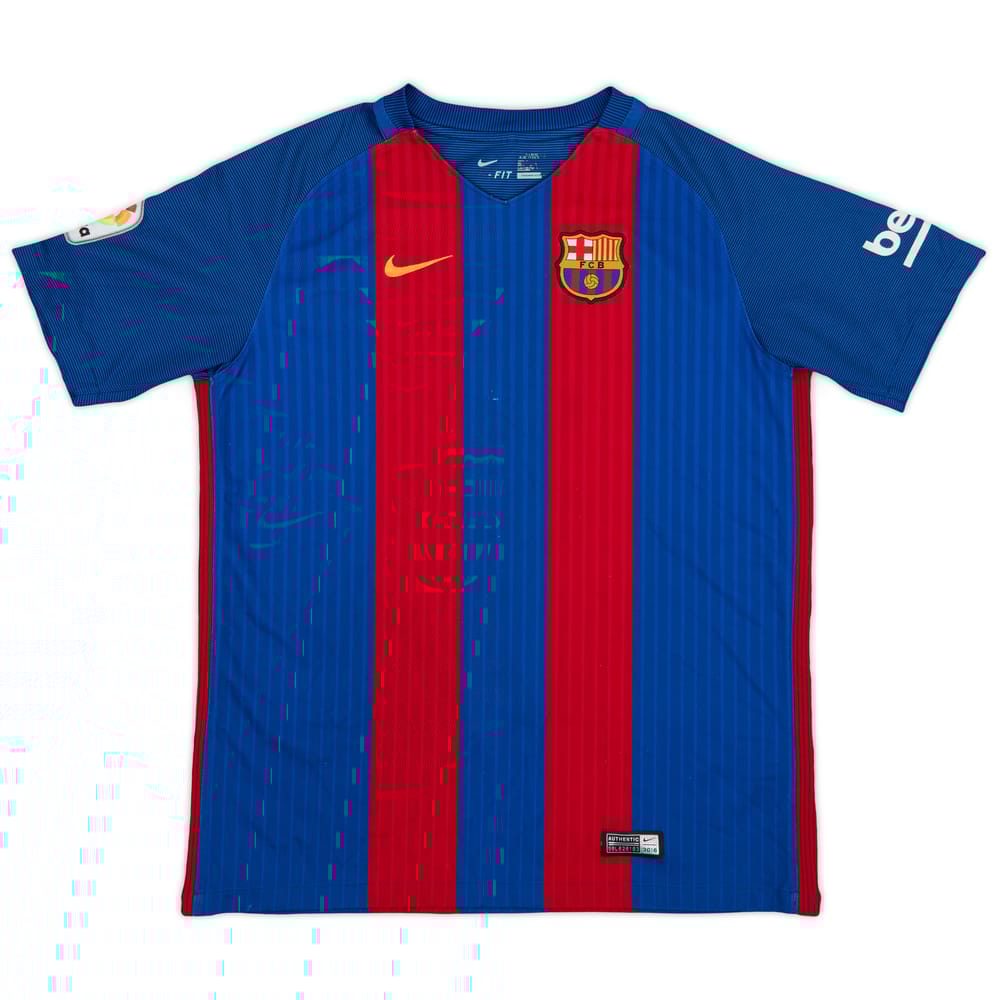 2016-17 Barcelona Home Shirt - 7/10 - (XL.Boys)