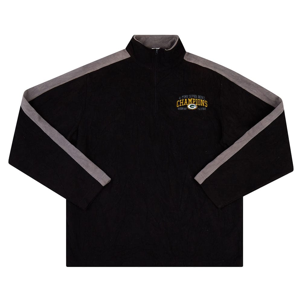 2011 Green Bay Packers NFL 1/4 Zip Fleece Jacket L