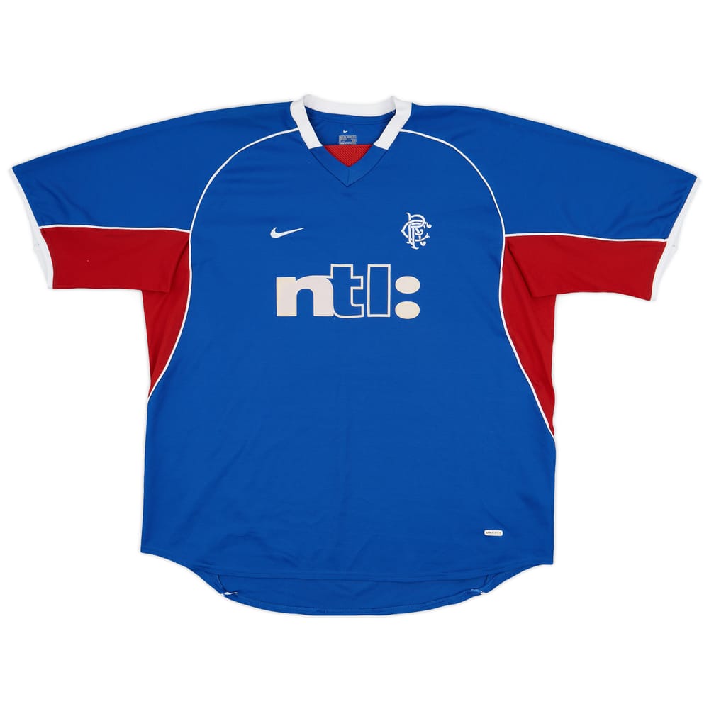 2001-02 Rangers Home Shirt - 9/10 - (XXL)
