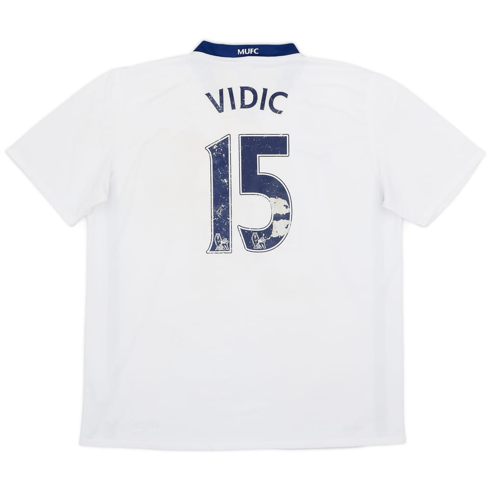 2008-10 Manchester United Away Shirt Vidic #15 - 4/10 - (XL)