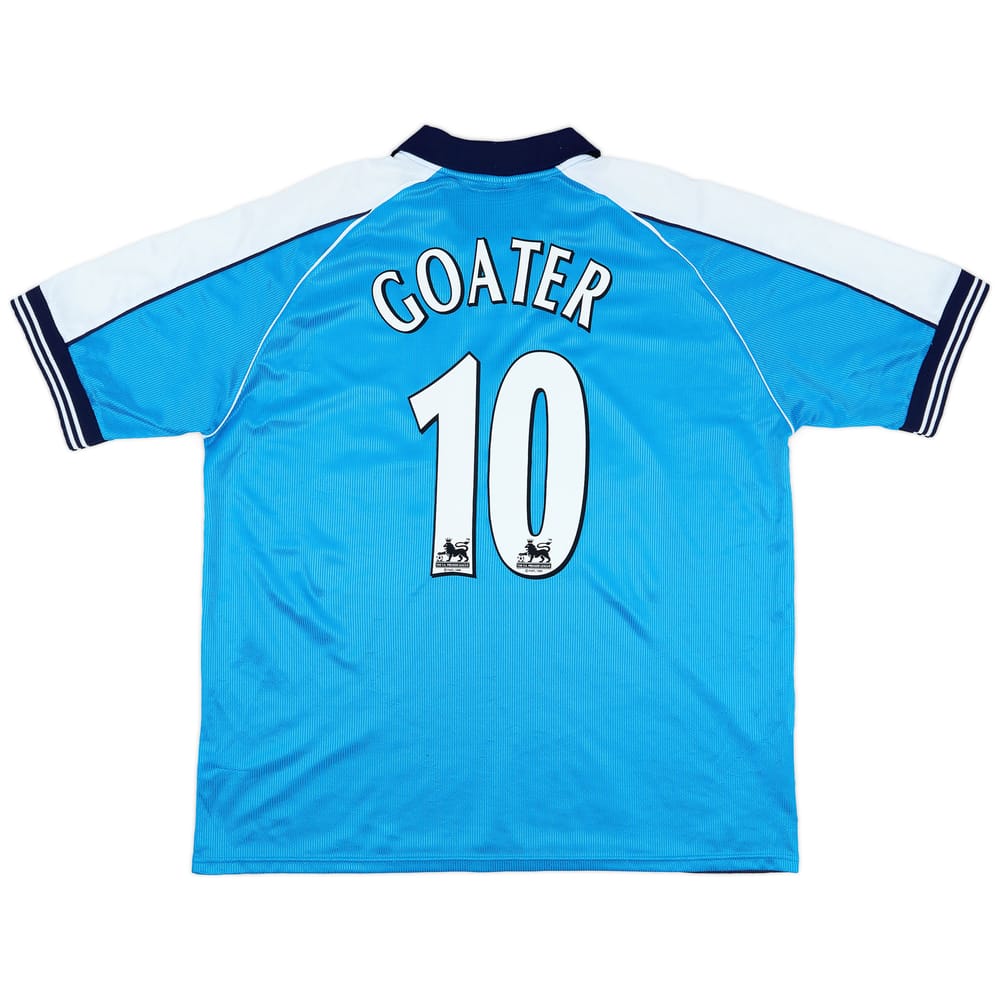 1999-01 Manchester City Home Shirt Goater #10 - 6/10 - (XXL)