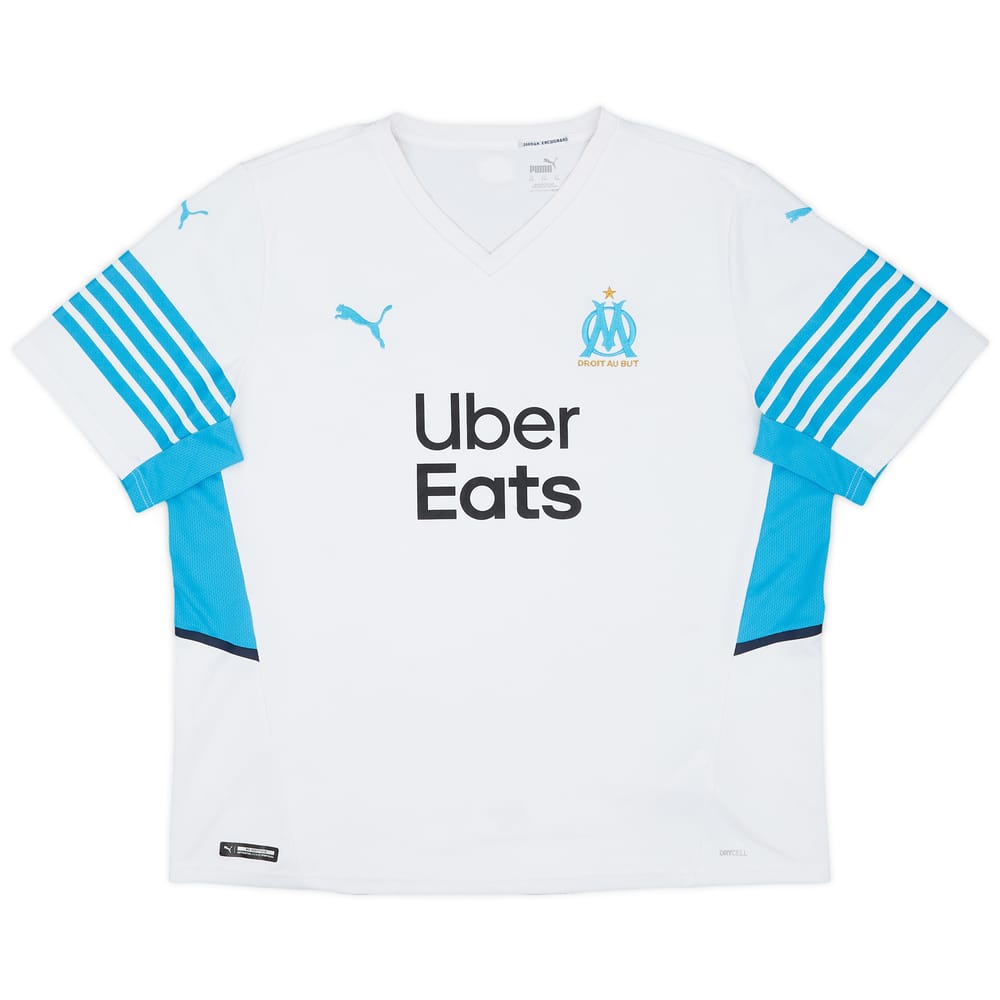 2021-22 Olympique Marseille Home Shirt - 9/10 - (XXL)