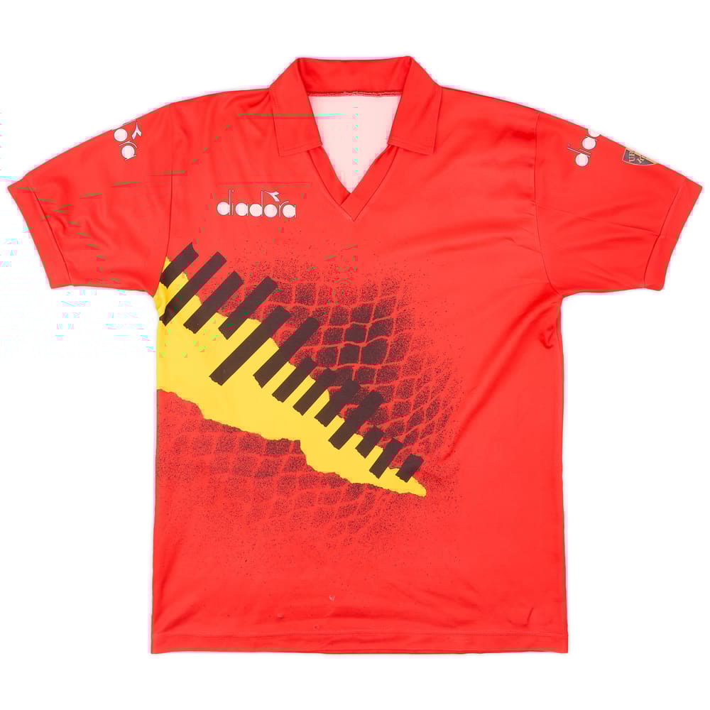 1992-94 Belgium Diadora Training Shirt - 8/10 - (L)