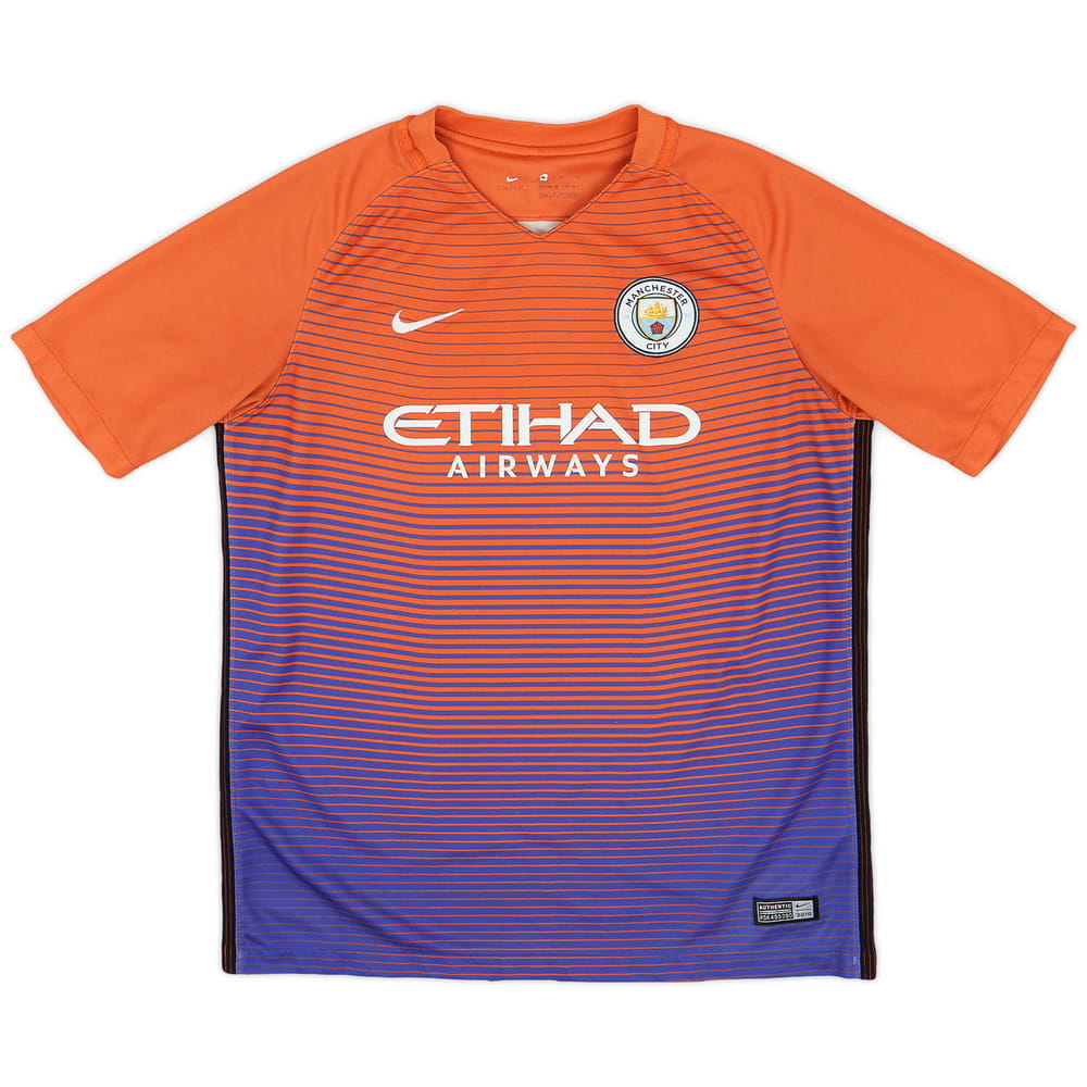 2016-17 Manchester City Third Shirt - 7/10 - (XL.Boys)