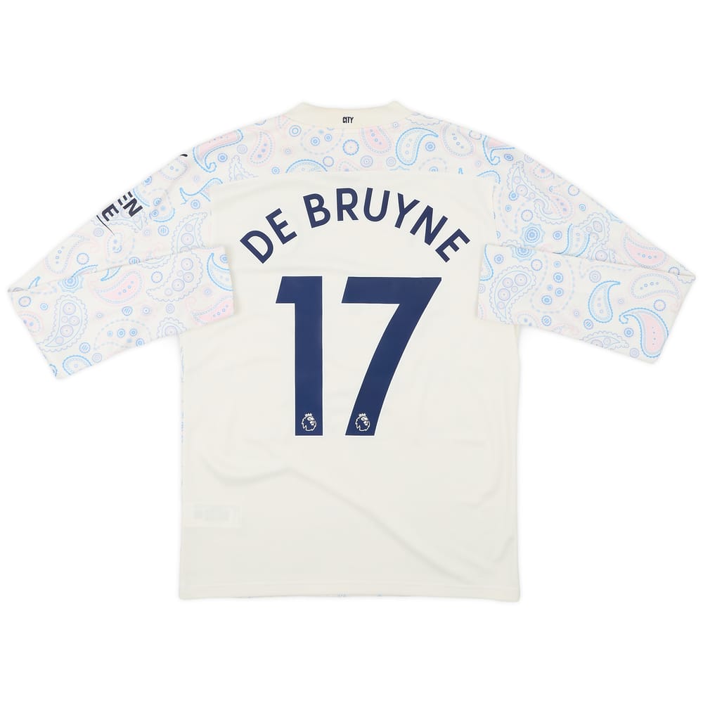 2020-21 Manchester City Third L/S Shirt De Bruyne #17 (S)
