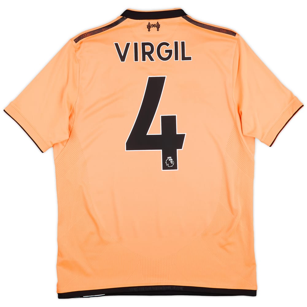 2017-18 Liverpool 125 Years Third Shirt Virgil #4 - 7/10 - (S)
