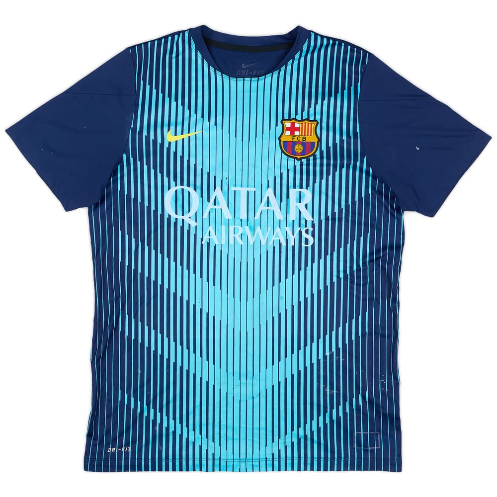 2014-15 Barcelona Nike Pre-match Training Shirt - 6/10 - (L)