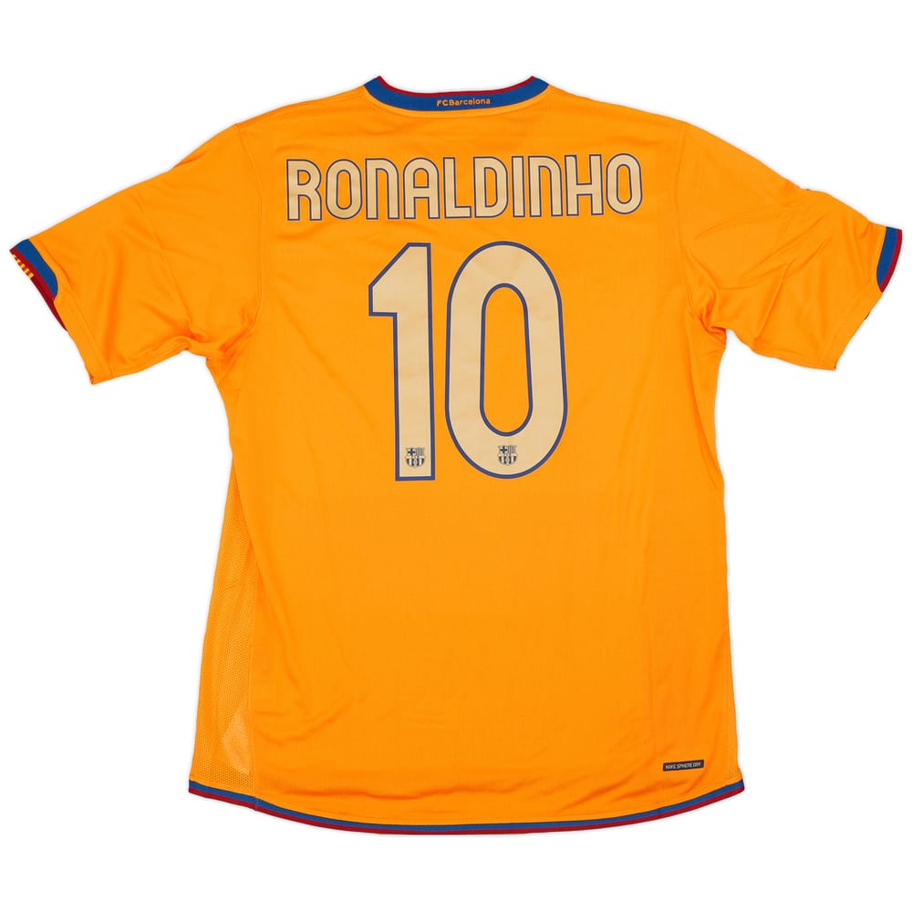 2006-08 Barcelona Away Shirt Ronaldinho #10 (L)
