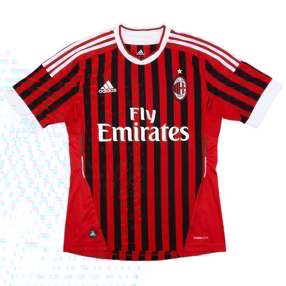 2011-12 AC Milan Home Shirt - 8/10 - (S)