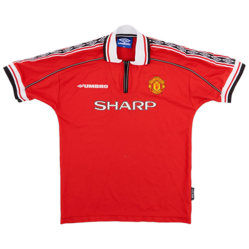 1998-00 Manchester United Home Shirt - 7/10 - (L.Boys)