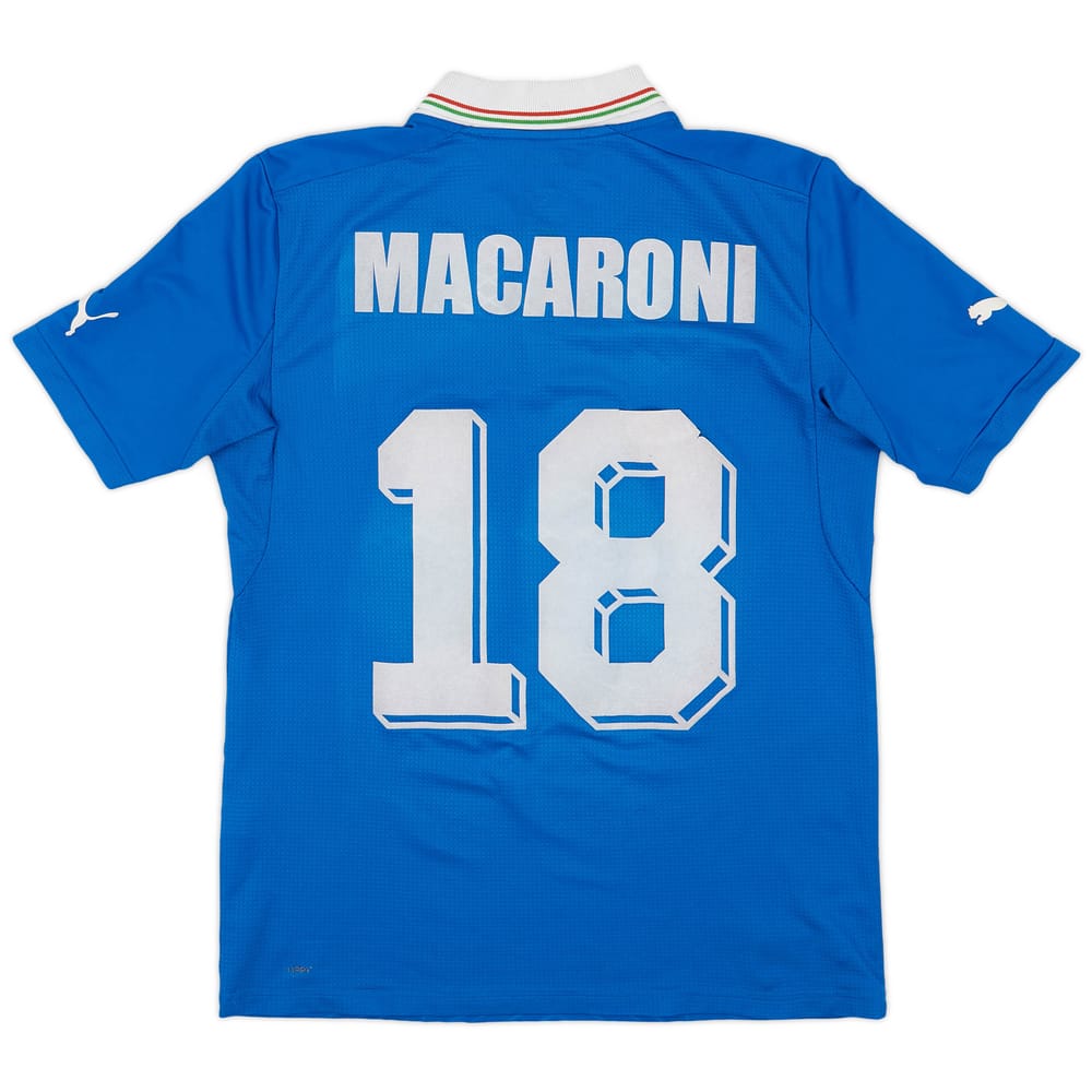 2012-13 Italy Home Shirt Macaroni #18 - 4/10 - (M)