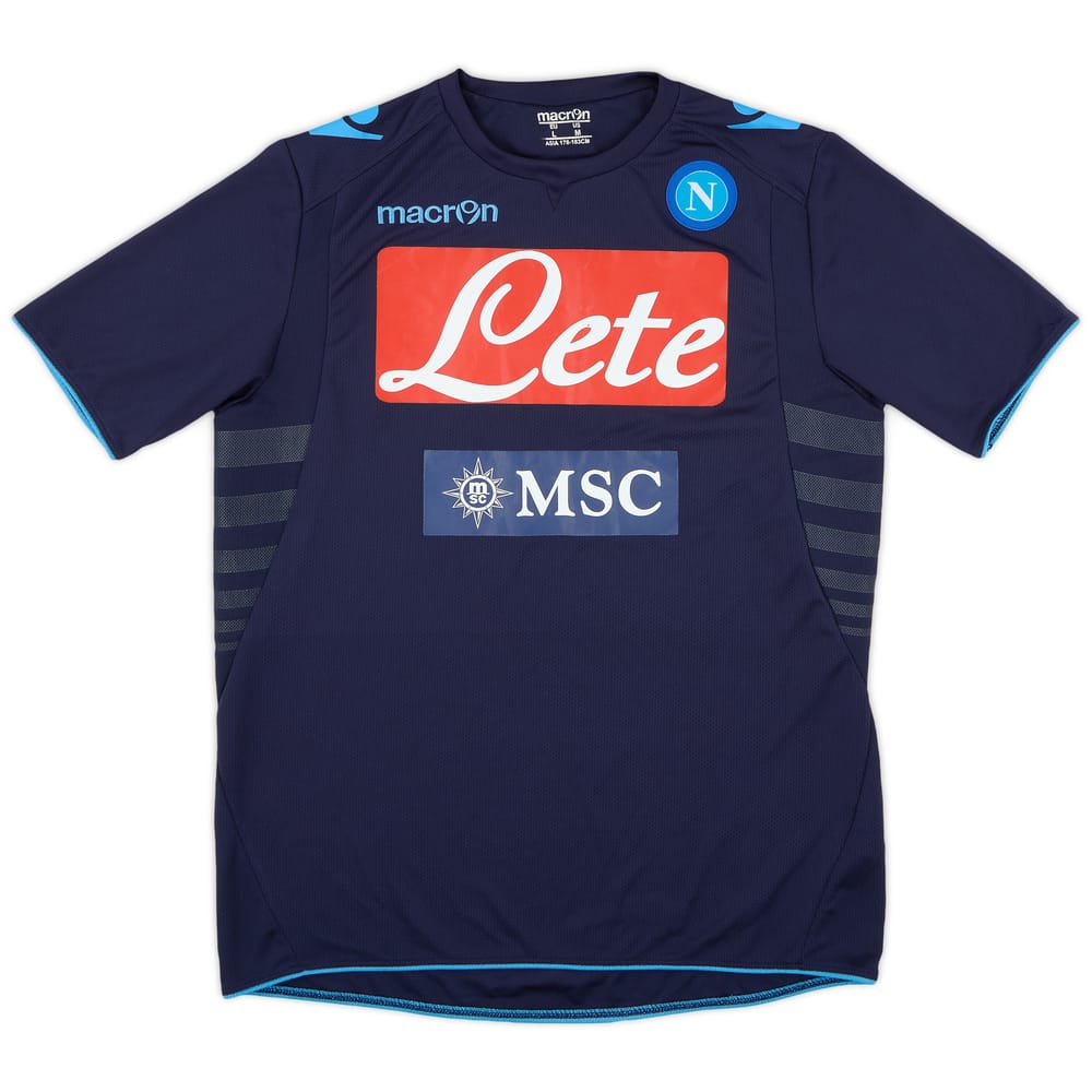 2013-14 Napoli Macron Training Shirt - 8/10 - (L)