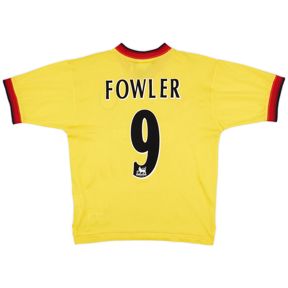 1997-99 Liverpool Away Shirt Fowler #9 - 8/10 - (M)