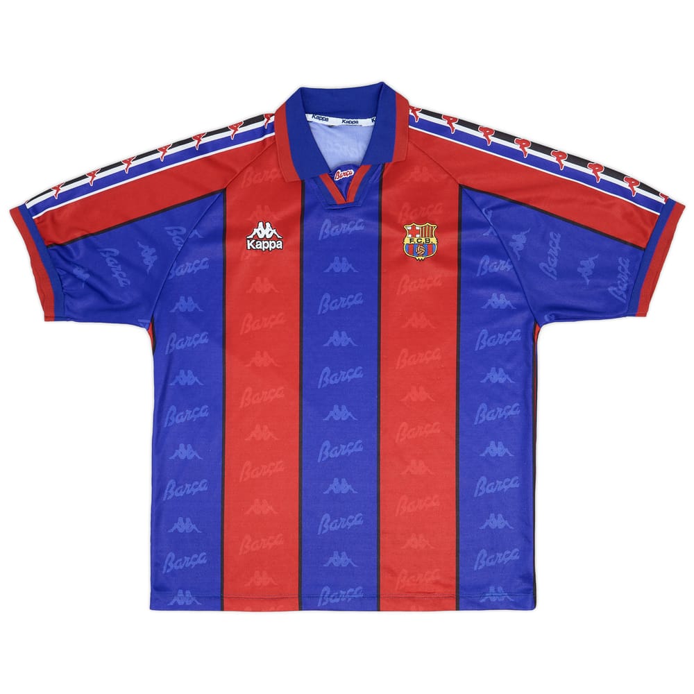 1995-97 Barcelona Home Shirt - 8/10 - (XL)