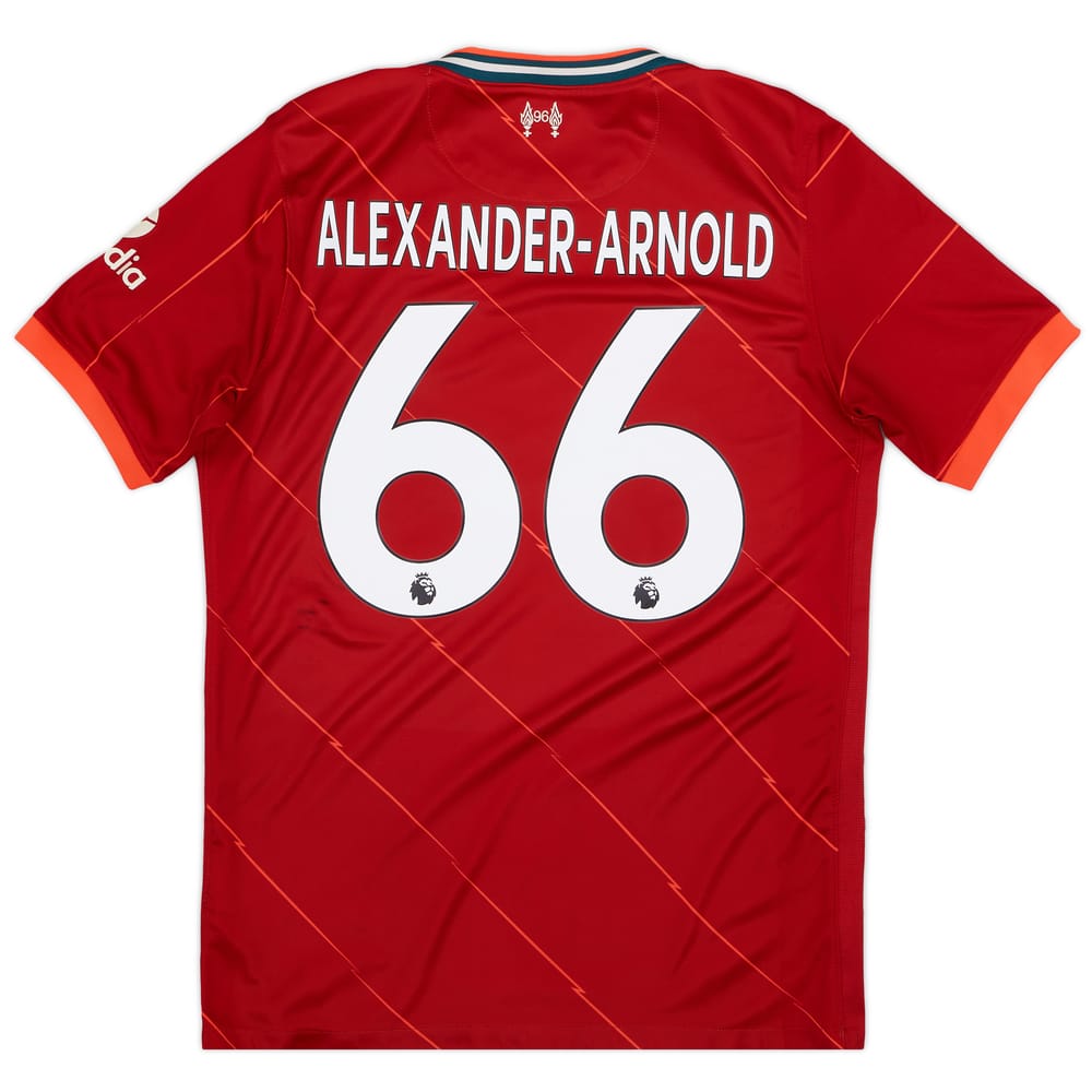 2021-22 Liverpool Home Shirt Alexander-Arnold #66 - 8/10 - (M)