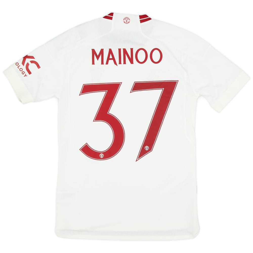 2023-24 Manchester United Third Shirt Mainoo #37 (XS)