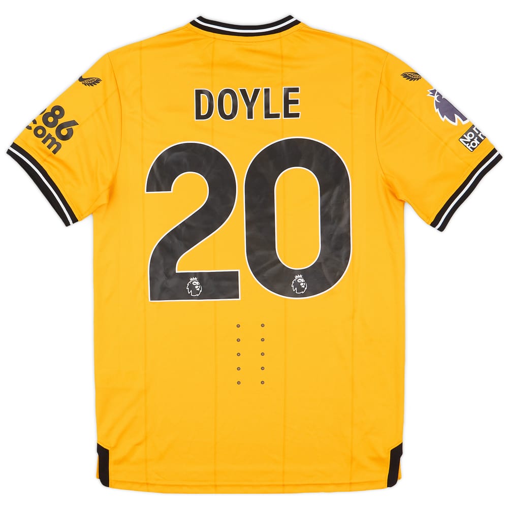 2023-24 Wolves Match Issue Home Shirt Doyle #20