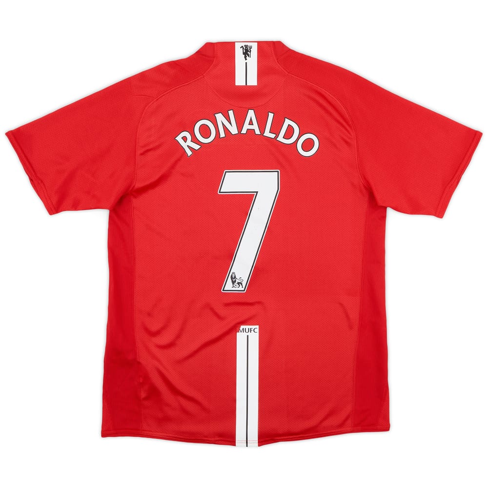 2007-09 Manchester United Home Shirt Ronaldo #7 - 6/10 - (M)