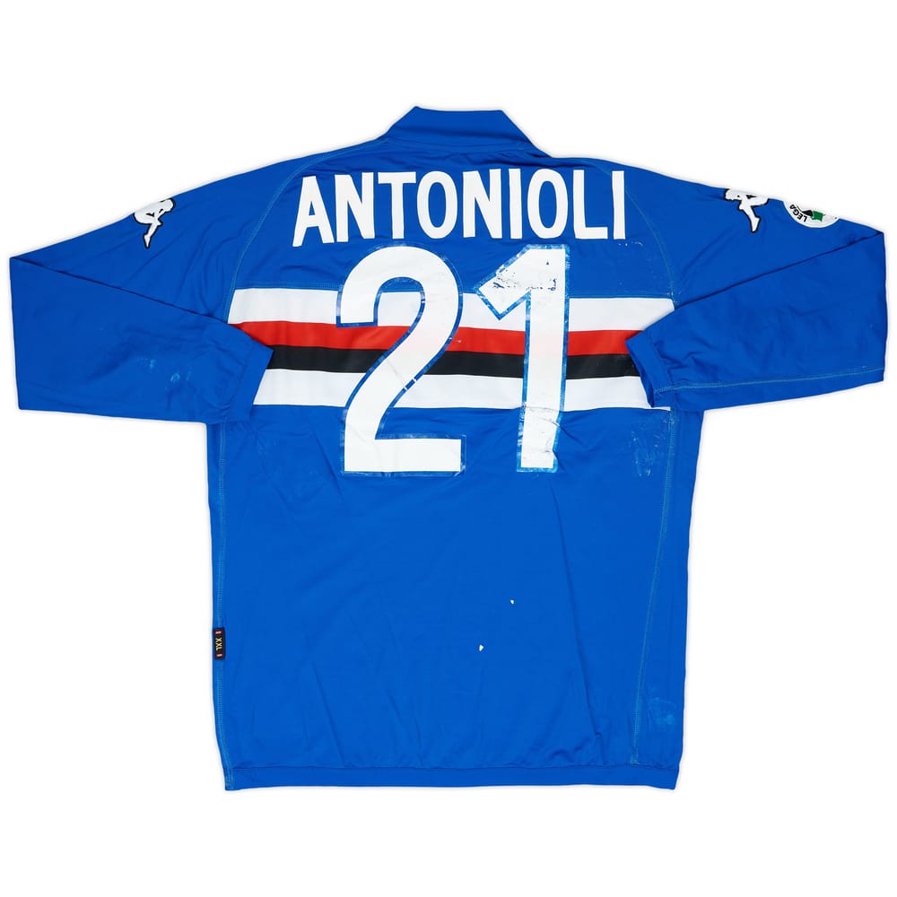 2004-05 Sampdoria Match Issue GK/Home Shirt Antonioli #21