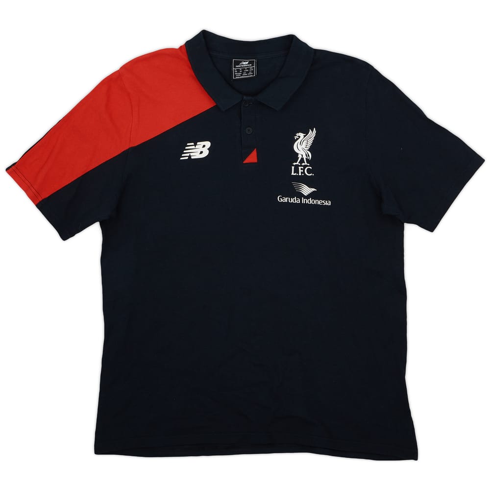 2015-16 Liverpool New Balance Polo Shirt - 8/10 - (XL)