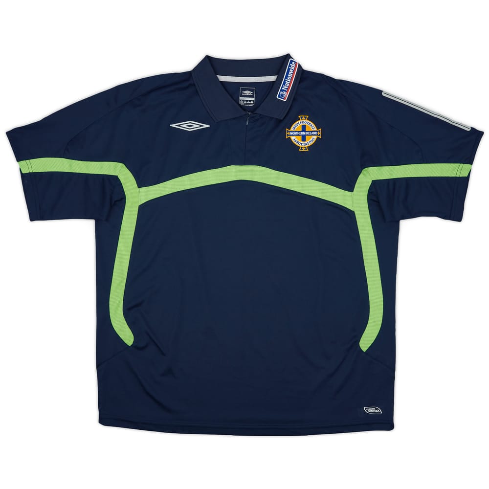 2004-05 Northern Ireland Umbro 1/4 Zip Polo Shirt - 7/10 - (XL)