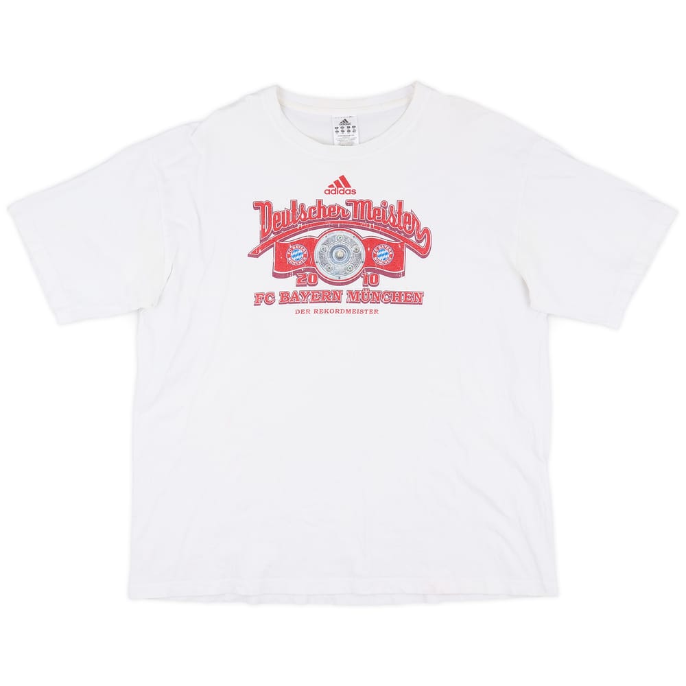 2010-11 Bayern Munich adidas Graphic Tee - 5/10 - (XXL)