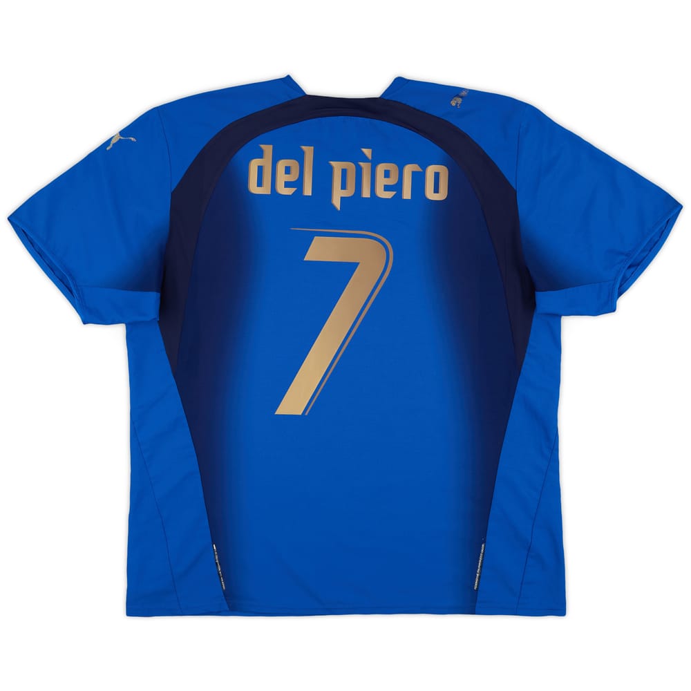 2006 Italy Home Shirt Del Piero #7 - 5/10 - (XL)