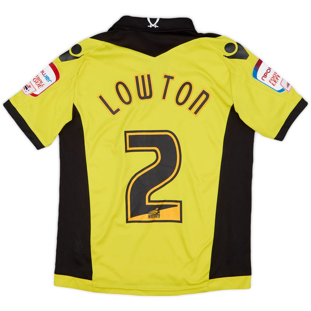 2011-12 Sheffield United Signed Away Shirt Lowton #2 - 6/10 - (L.Boys)