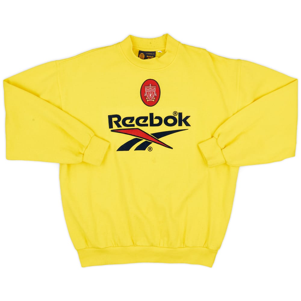 1996-98 Liverpool Reebok Sweat Top - 7/10 - (S)