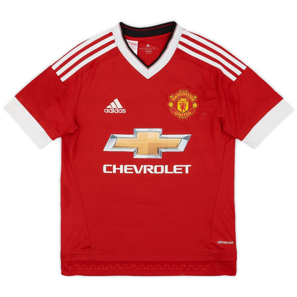 2015-16 Manchester United Home Shirt - 6/10 - (L.Boys)