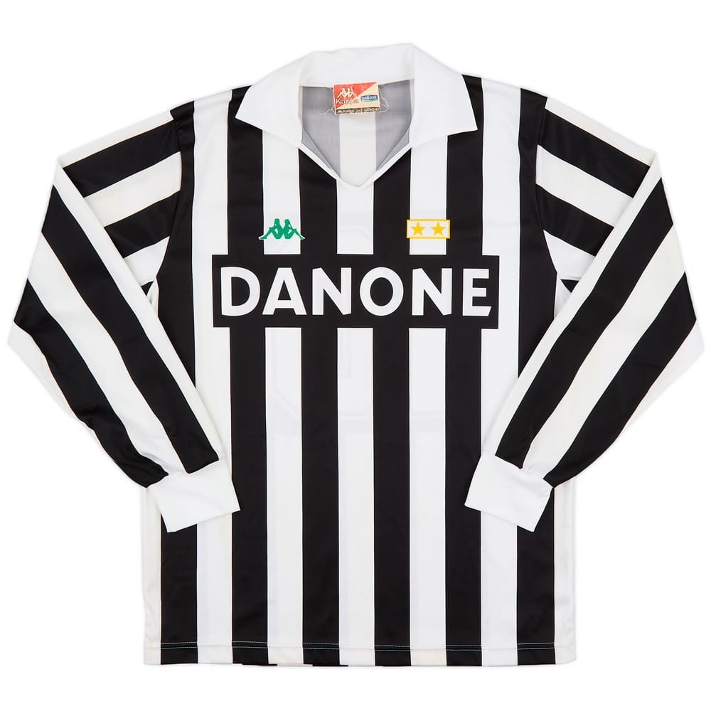 1992-94 Juventus Basic Home L/S Shirt #10 - 9/10 - (L)