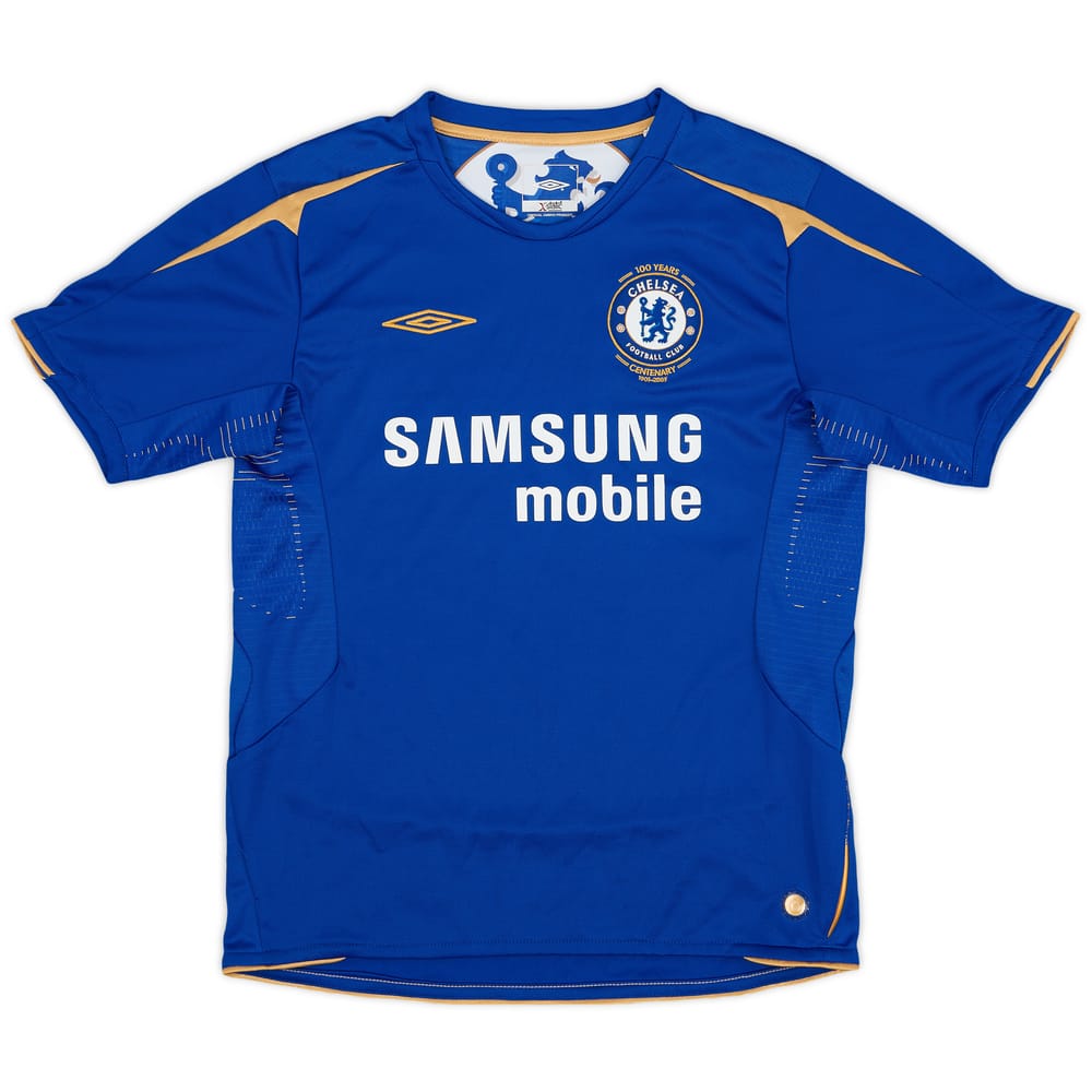 2005-06 Chelsea Centenary Home Shirt - 9/10 - (M.Boys)