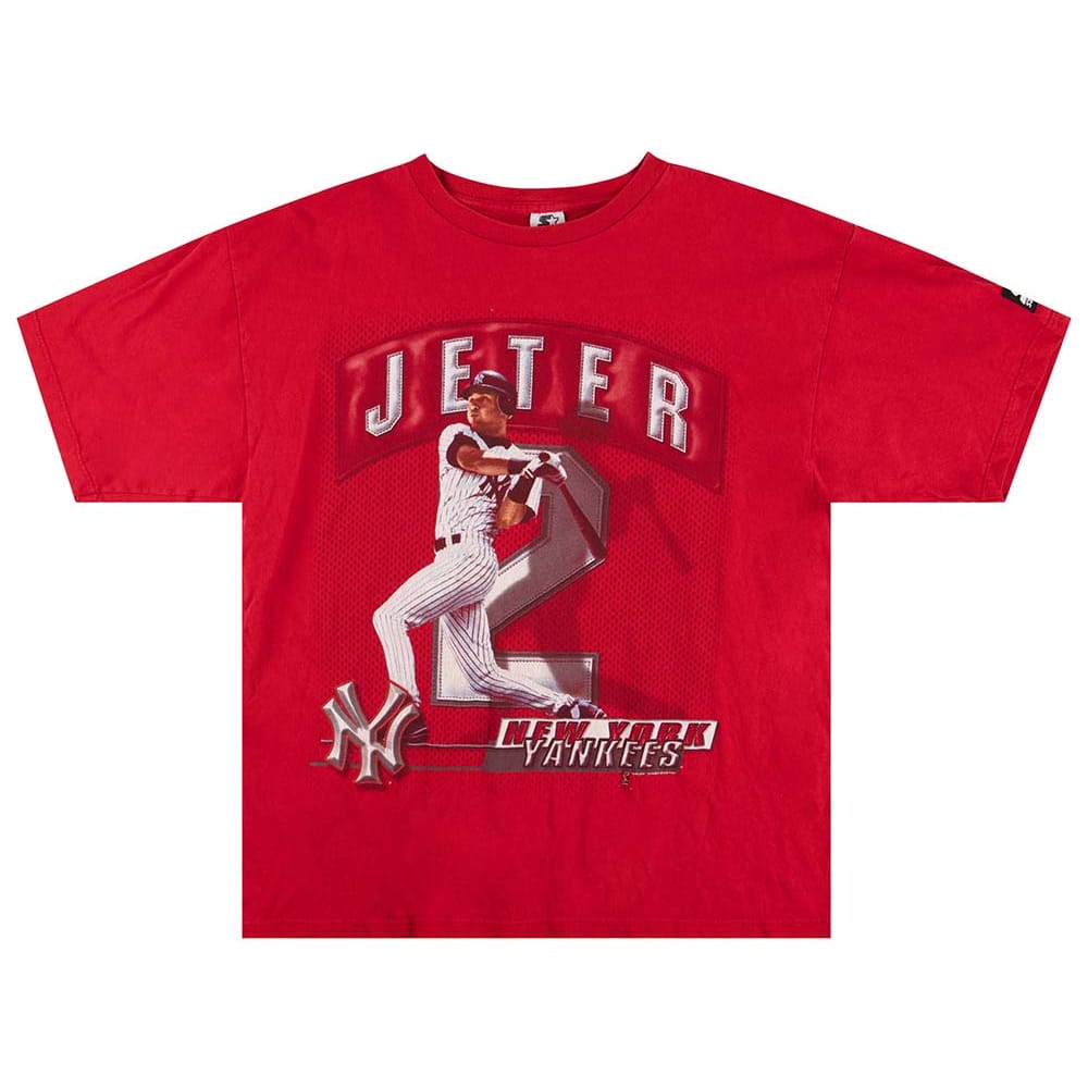 1998 New York Yankees Derek Jeter Starter Graphic Tee L