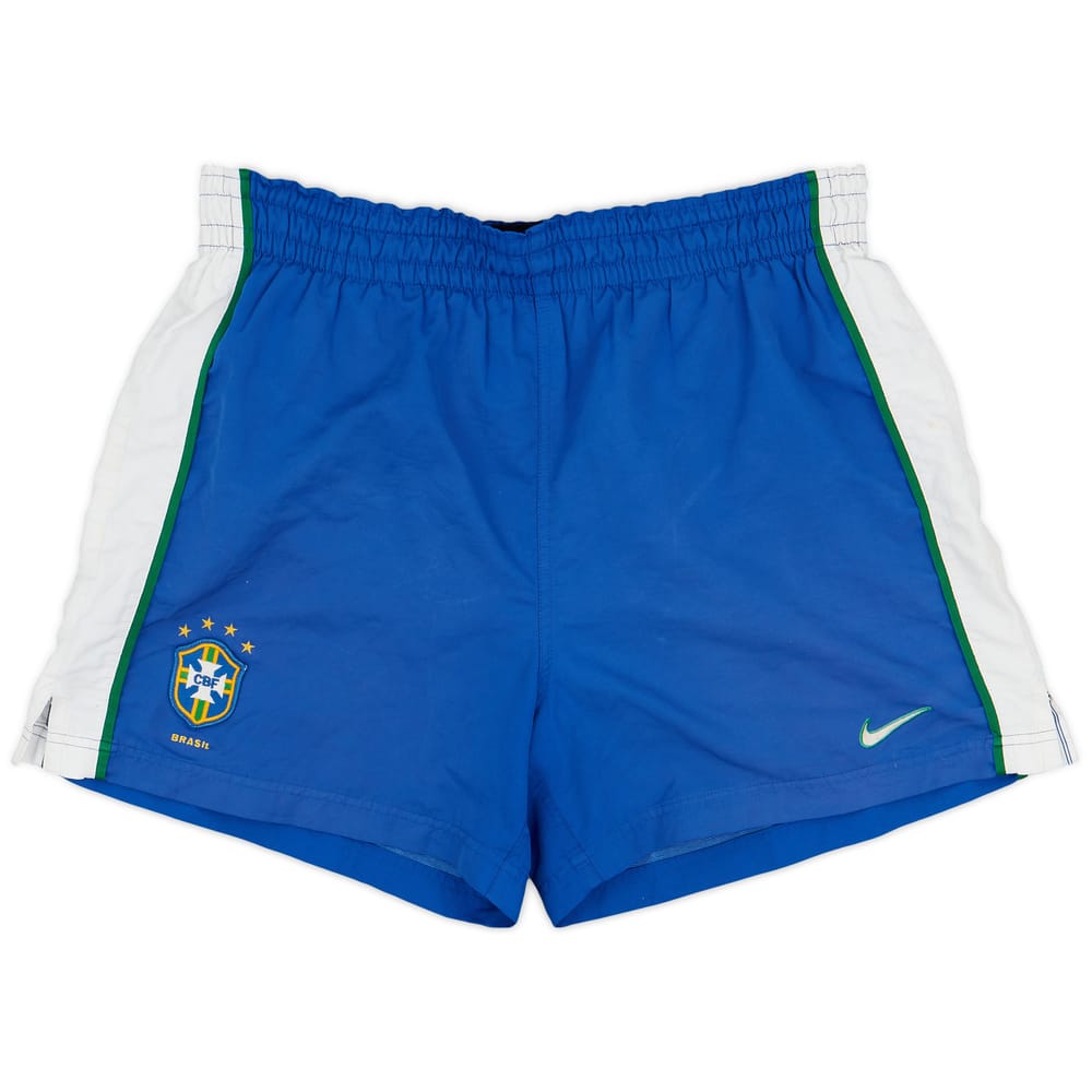 1998-00 Brazil Home Shorts - 6/10 - (L)