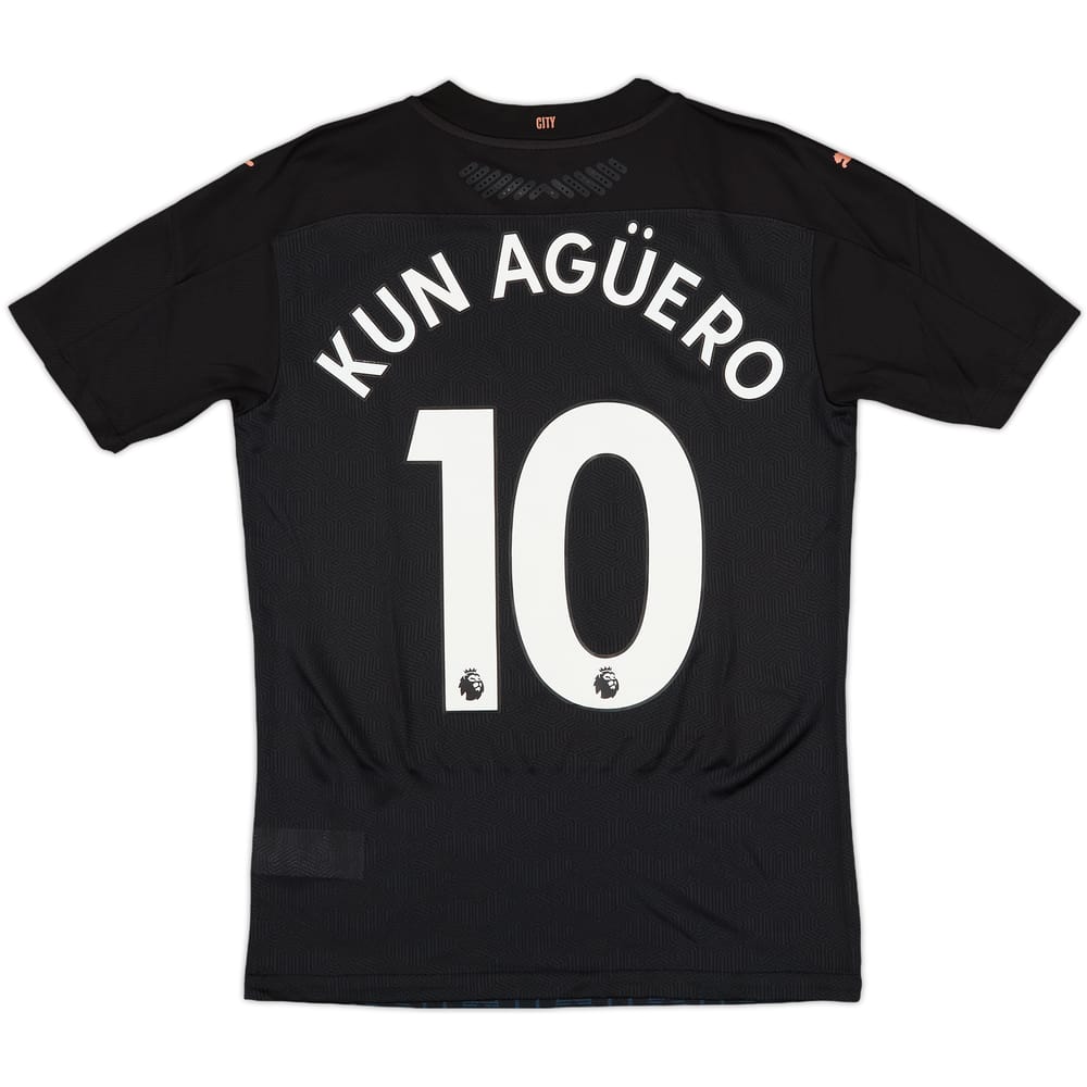 2020-21 Manchester City Player Issue Away Shirt Kun Aguero #10 (S)