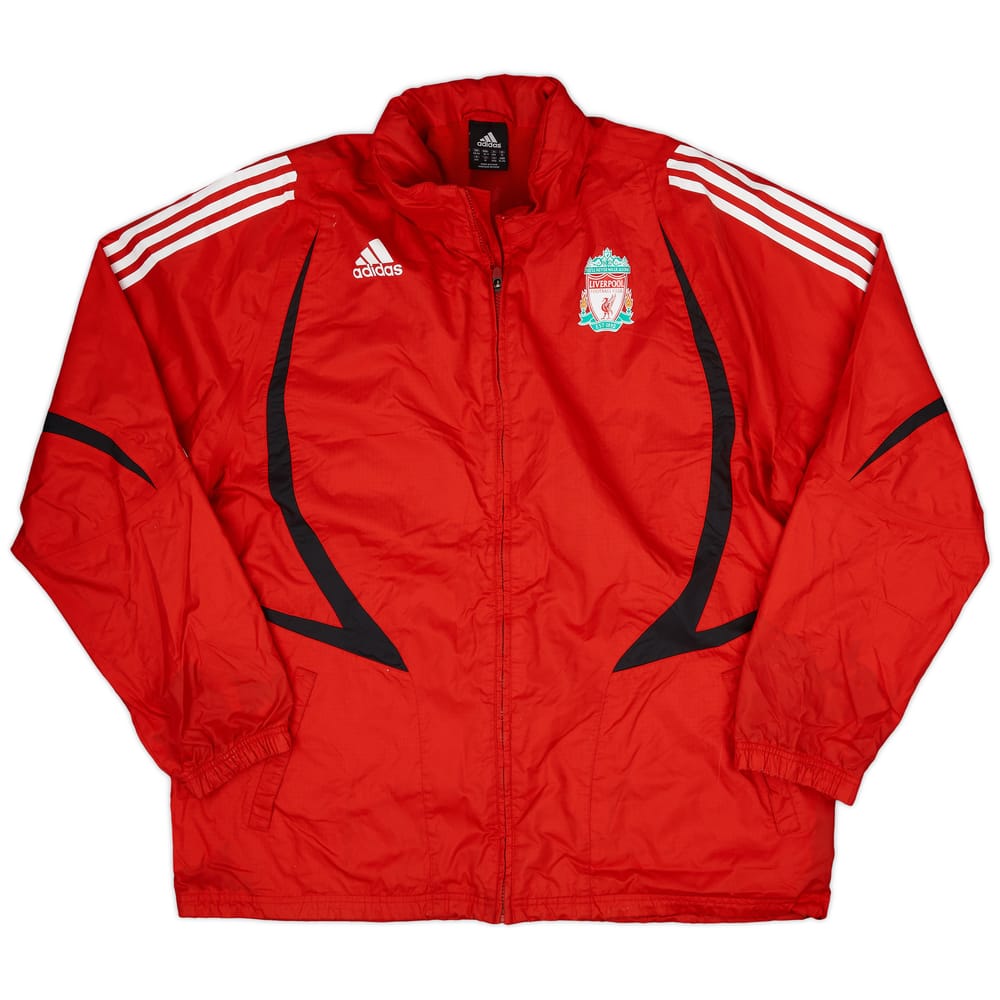 2009-10 Liverpool adidas Hooded Rain Jacket - 8/10 - (XL/XXL)