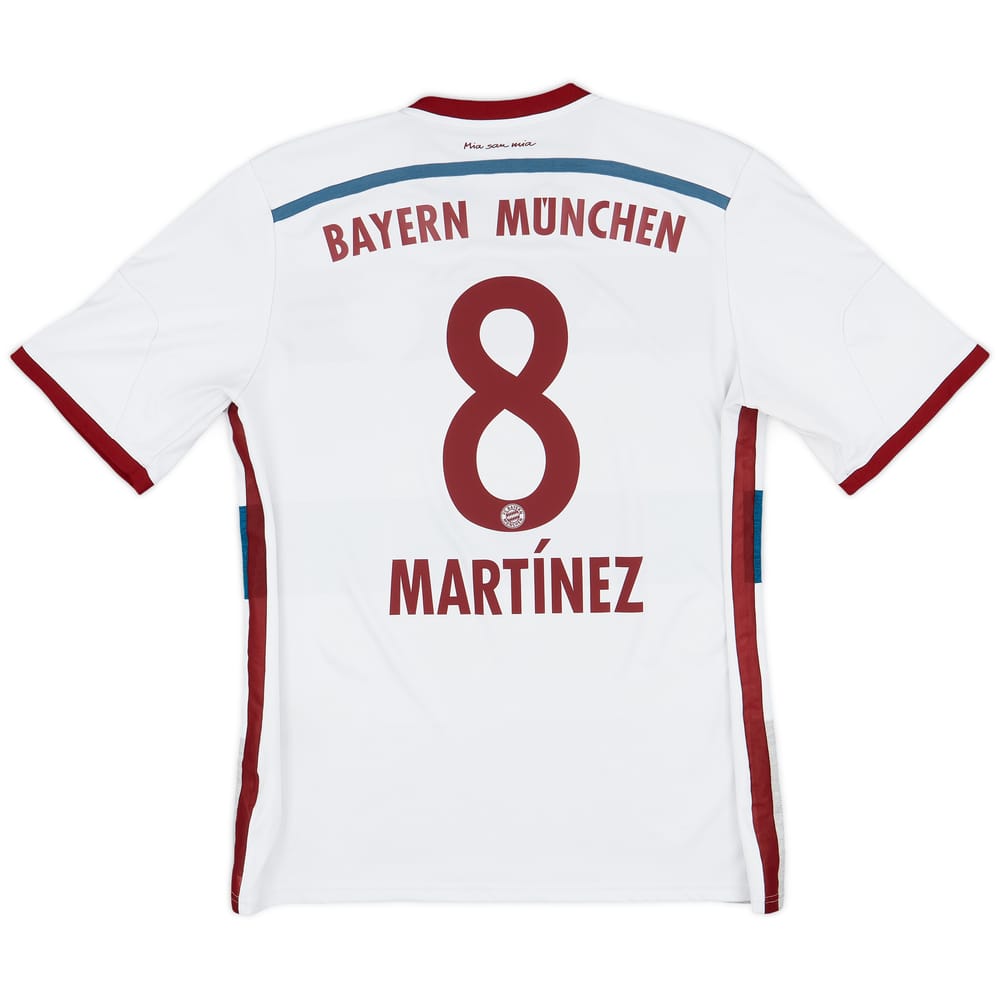 2014-15 Bayern Munich Away Shirt Martinez #8 - 6/10 - (L)